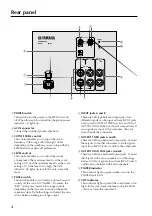 Preview for 4 page of Yamaha SW500 Owner'S Manual