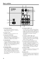 Preview for 10 page of Yamaha SW500 Owner'S Manual