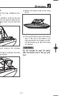 Preview for 56 page of Yamaha SX230 High output Owner'S/Operator'S Manual