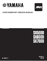 Yamaha SX500D Supplementary Service Manual предпросмотр