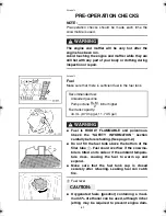 Preview for 34 page of Yamaha SXV60ERL Owner'S Manual