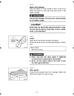 Preview for 38 page of Yamaha SXV60ERL Owner'S Manual