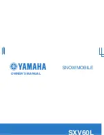 Yamaha SXV60L Owner'S Manual предпросмотр