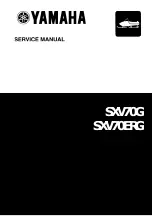 Preview for 1 page of Yamaha SXV70ERG 2001 Service Manual