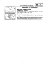 Preview for 7 page of Yamaha SXV70ERG 2001 Service Manual