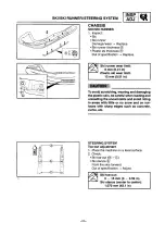 Preview for 26 page of Yamaha SXV70ERG 2001 Service Manual