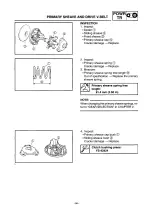 Preview for 62 page of Yamaha SXV70ERG 2001 Service Manual