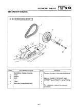 Preview for 63 page of Yamaha SXV70ERG 2001 Service Manual