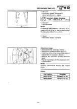 Preview for 67 page of Yamaha SXV70ERG 2001 Service Manual