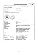 Preview for 140 page of Yamaha SXV70ERG 2001 Service Manual