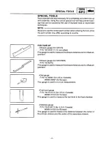 Preview for 8 page of Yamaha SXV70G 2001 Service Manual