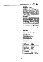 Preview for 30 page of Yamaha SXV70G 2001 Service Manual