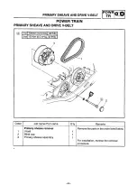 Preview for 60 page of Yamaha SXV70G 2001 Service Manual