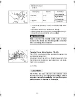 Preview for 62 page of Yamaha SXV70G Owner'S Manual