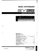 Preview for 1 page of Yamaha SY-35 Service Manual