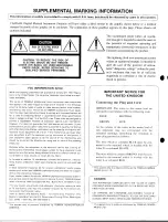 Preview for 2 page of Yamaha SY55 Operating Manual