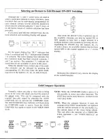 Preview for 58 page of Yamaha SY55 Operating Manual