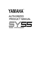 Yamaha SY55 Product Manual preview