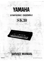 Yamaha Symphonic Ensemble SK30 Service Manual preview