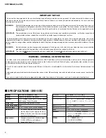 Preview for 2 page of Yamaha SYSTEM56C Service Manual
