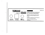 Предварительный просмотр 6 страницы Yamaha T-100 Owner'S Manual And User'S Manual