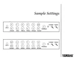 Предварительный просмотр 22 страницы Yamaha T-100 Owner'S Manual And User'S Manual