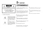 Preview for 3 page of Yamaha T-1000 Owner'S Manual