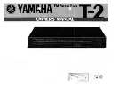 Yamaha T-2 Owner'S Manual preview