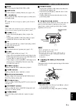 Предварительный просмотр 5 страницы Yamaha T-D500 Owner'S Manual