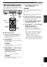 Предварительный просмотр 129 страницы Yamaha T-D500 Owner'S Manual