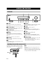 Preview for 4 page of Yamaha T-S500 Owner'S Manual