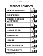 Предварительный просмотр 9 страницы Yamaha T135S Service Manual