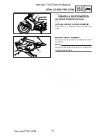 Предварительный просмотр 13 страницы Yamaha T135S Service Manual