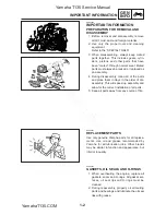 Предварительный просмотр 14 страницы Yamaha T135S Service Manual