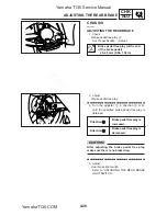 Предварительный просмотр 82 страницы Yamaha T135S Service Manual