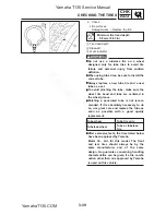 Предварительный просмотр 93 страницы Yamaha T135S Service Manual