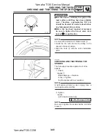 Предварительный просмотр 94 страницы Yamaha T135S Service Manual