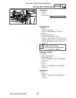 Предварительный просмотр 113 страницы Yamaha T135S Service Manual