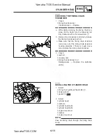 Предварительный просмотр 119 страницы Yamaha T135S Service Manual