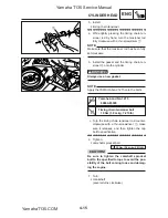 Предварительный просмотр 121 страницы Yamaha T135S Service Manual