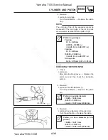 Предварительный просмотр 151 страницы Yamaha T135S Service Manual