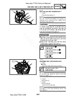 Предварительный просмотр 184 страницы Yamaha T135S Service Manual