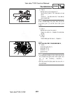 Предварительный просмотр 196 страницы Yamaha T135S Service Manual