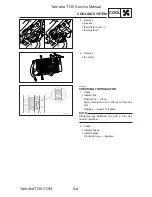 Предварительный просмотр 204 страницы Yamaha T135S Service Manual