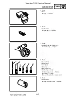 Предварительный просмотр 219 страницы Yamaha T135S Service Manual