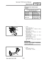 Предварительный просмотр 251 страницы Yamaha T135S Service Manual