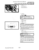 Предварительный просмотр 289 страницы Yamaha T135S Service Manual