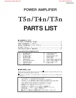 Preview for 67 page of Yamaha T3n Service Manual