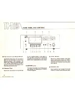 Preview for 6 page of Yamaha TC-511S Owner'S Manual