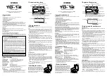 Preview for 1 page of Yamaha TD-12 Owner'S Manual